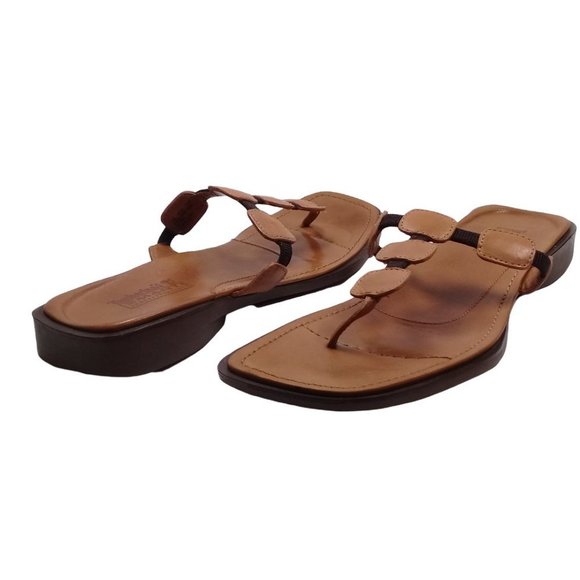 Timberland Smart Comfort System Women's Leather Thong Flat Sandals Size 11M - Picture 6 of 15